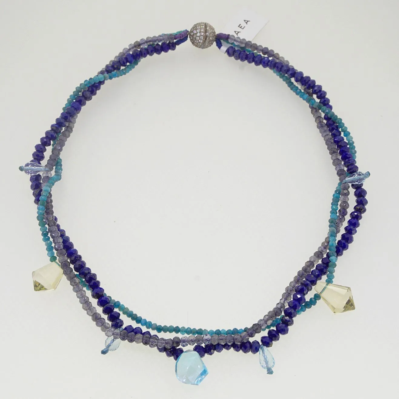 Lapis Lazuli, Iolite, and Apatite