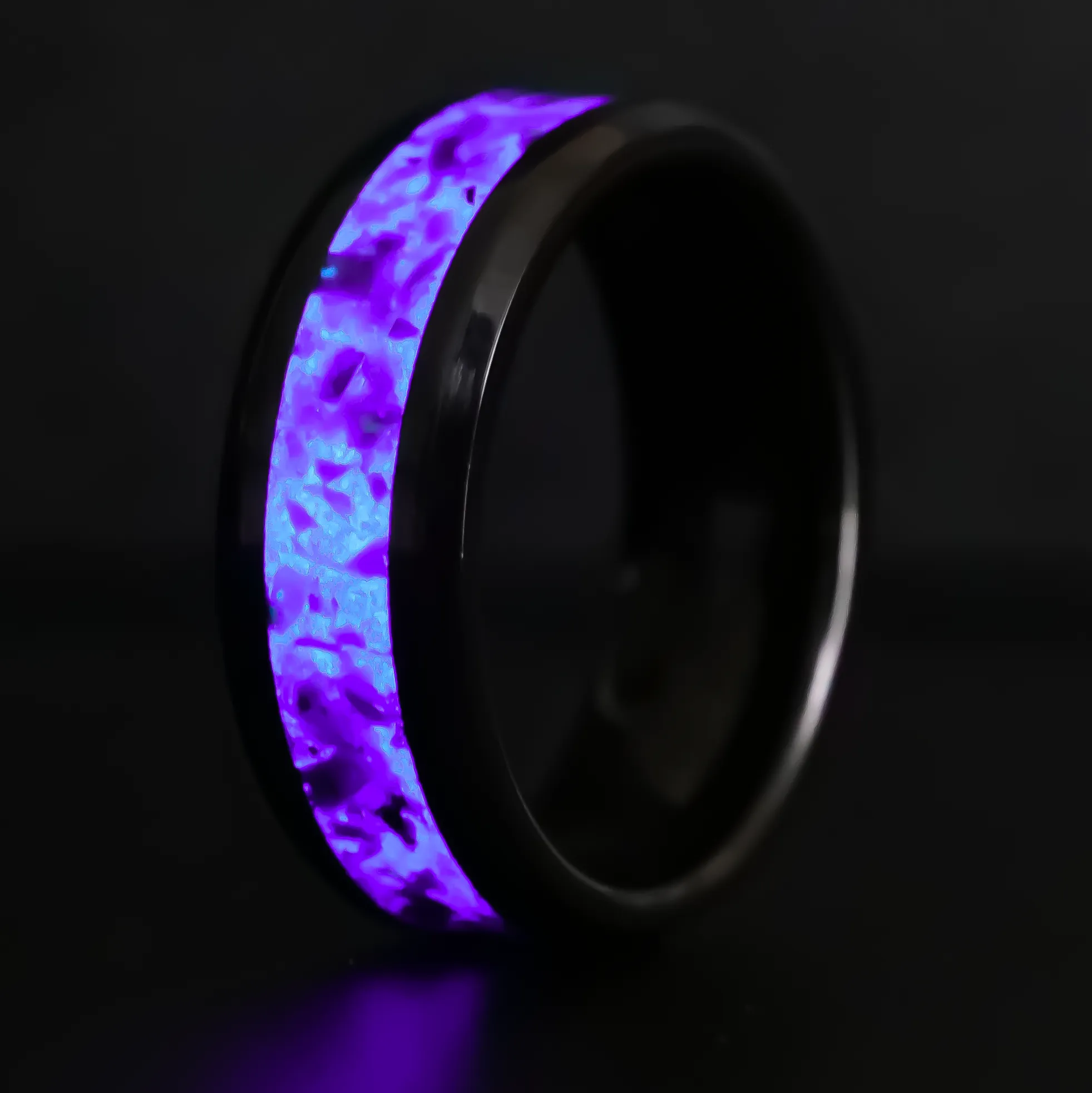 Lavender Opal Glowstone Ring