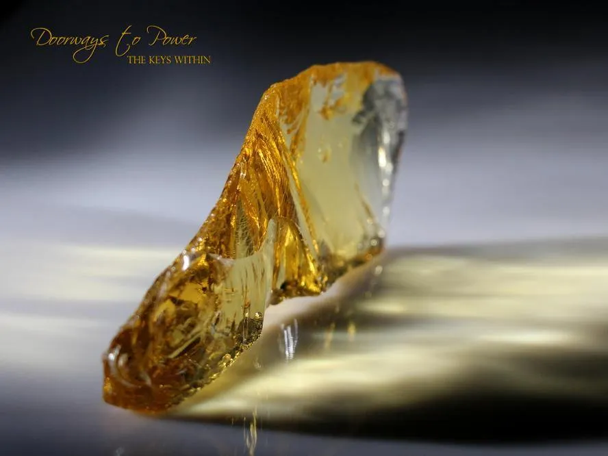 Lemurian Amber Andara Crystal