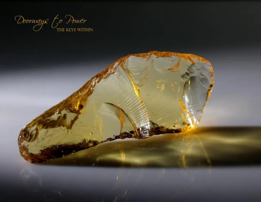 Lemurian Amber Andara Crystal