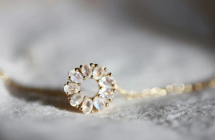 Little Gold Aglow Necklace