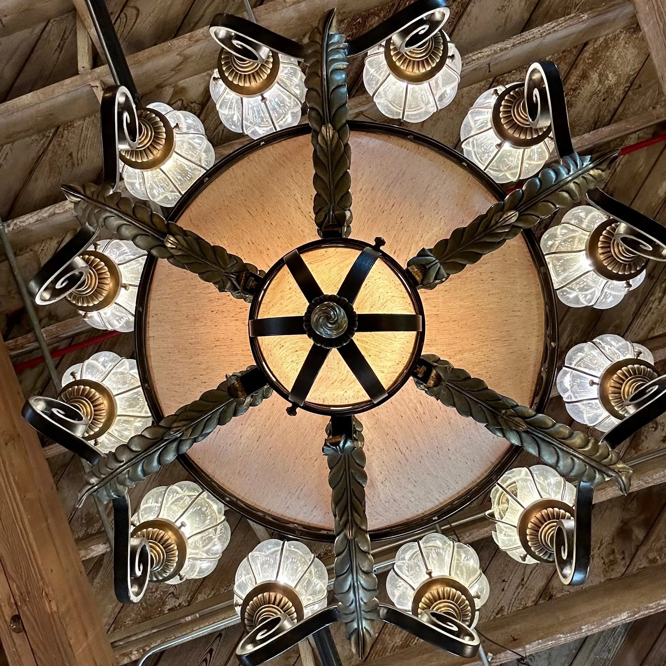 Maitland Smith Chandelier, Extra Large, Transitional, Bronze