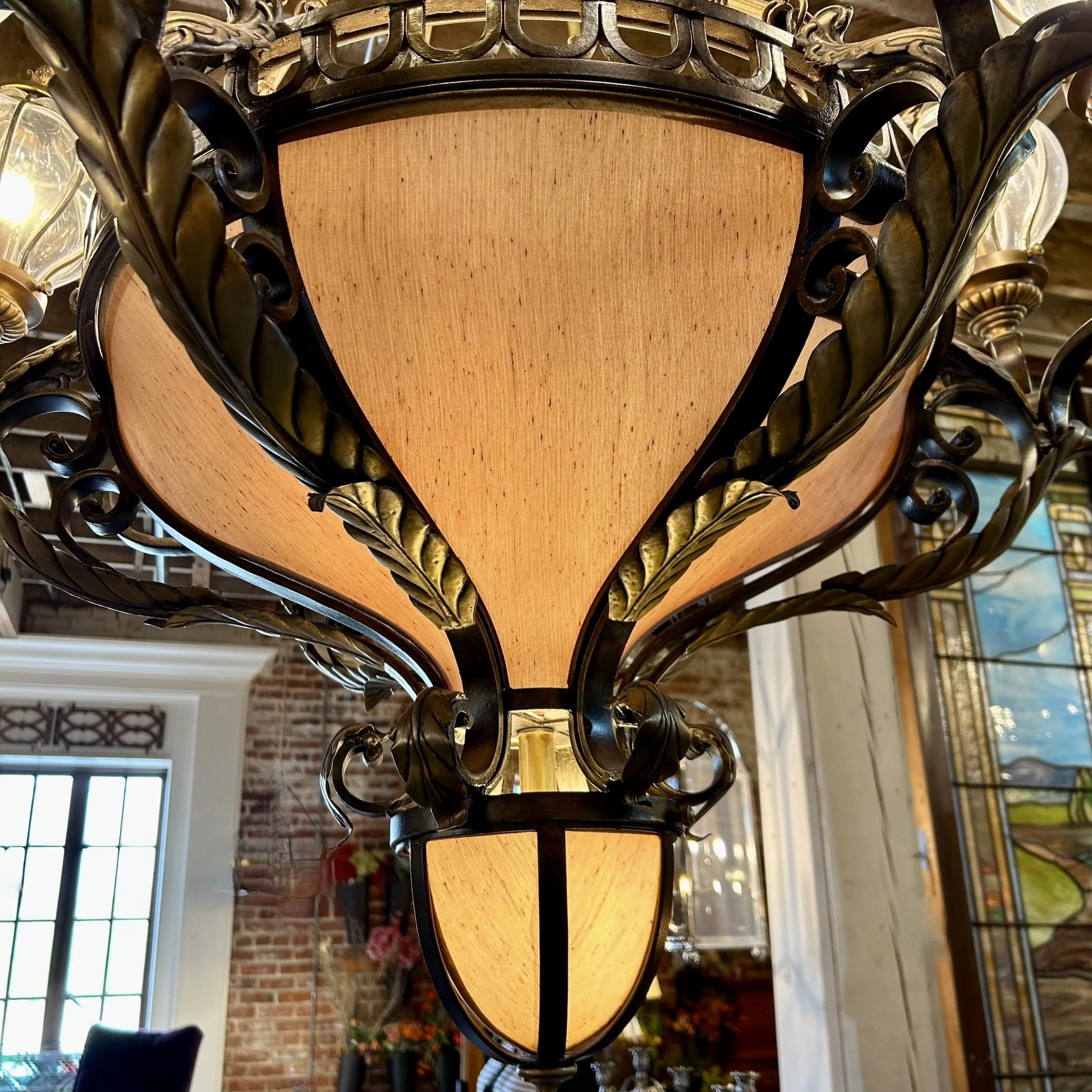 Maitland Smith Chandelier, Extra Large, Transitional, Bronze