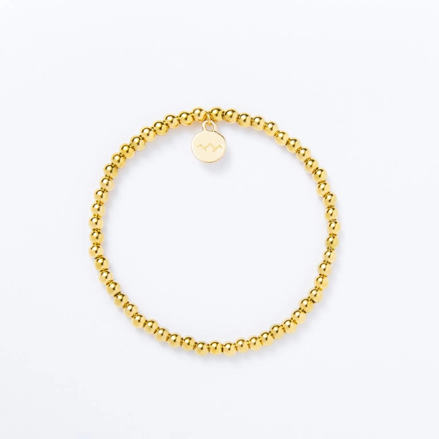 Mauka Beaded Gold Bracelet