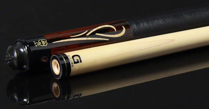 McDermott G Series Birdseye Maple and Cocobolo with Maple and Cocobolo Points Pool Cue - G416