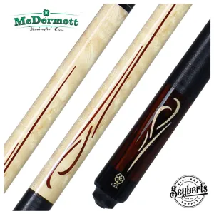 McDermott G Series Birdseye Maple and Cocobolo with Maple and Cocobolo Points Pool Cue - G416