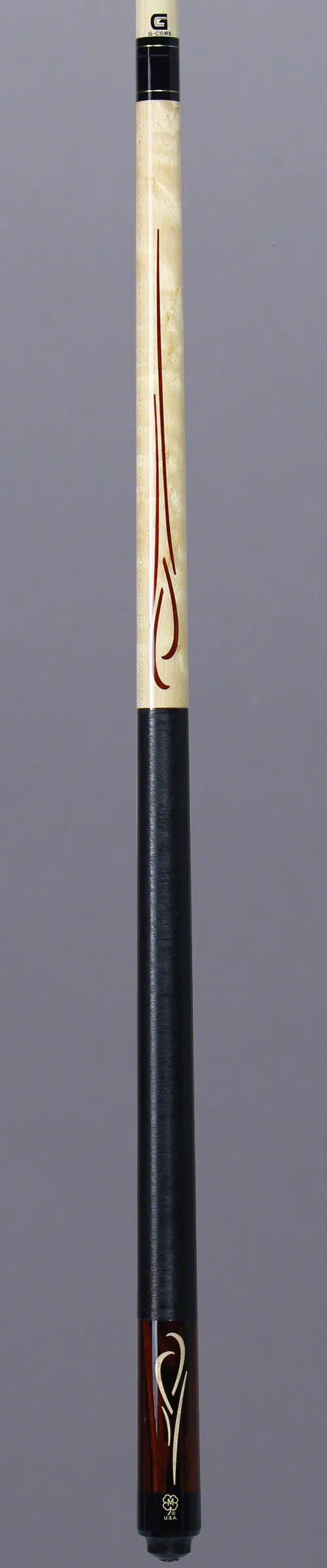 McDermott G Series Birdseye Maple and Cocobolo with Maple and Cocobolo Points Pool Cue - G416