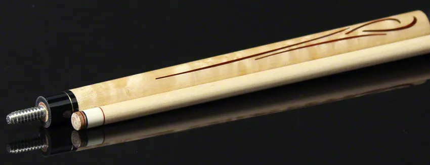 McDermott G Series Birdseye Maple and Cocobolo with Maple and Cocobolo Points Pool Cue - G416