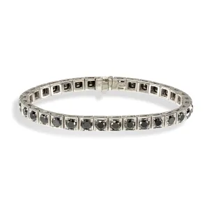 Men's Black Diamond Bracelet