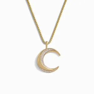 Men's Twisted Moon Necklace