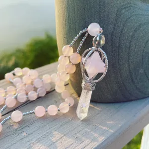 Merkaba gemstone necklace