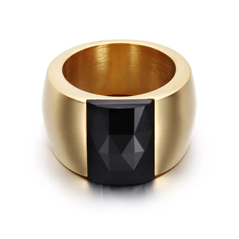 New Jewelry Titanium Steel Multicolor Personalized Ring