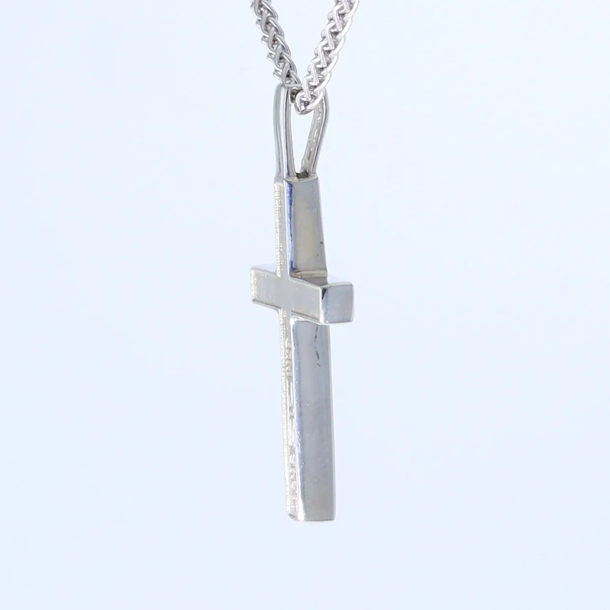 Opal Pendant 4 Section Inlaid Cross