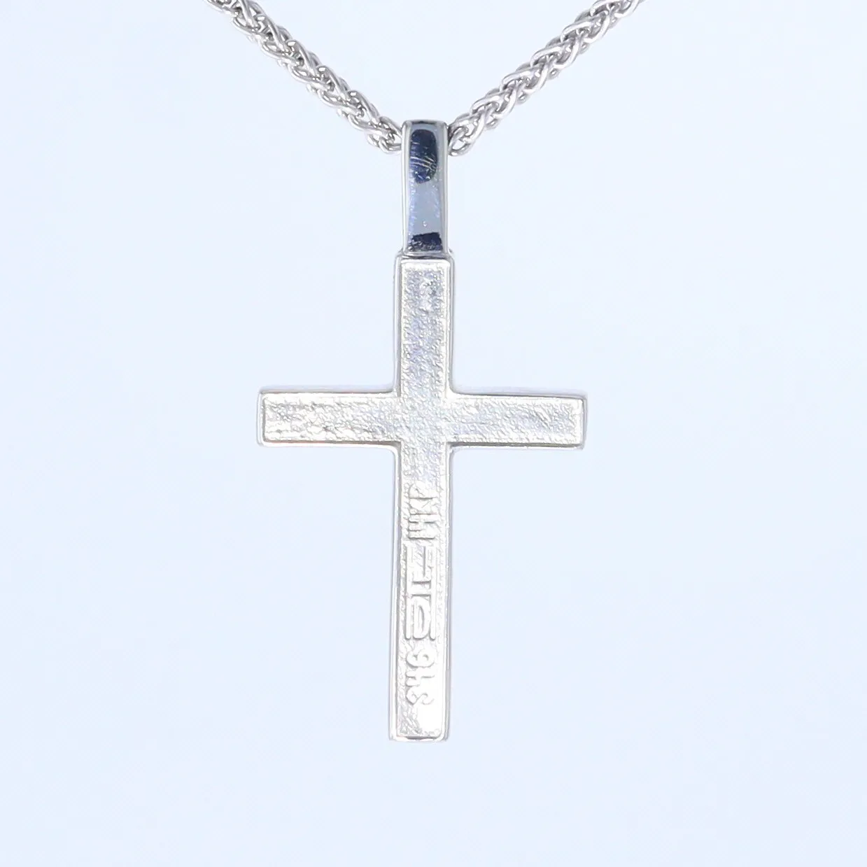 Opal Pendant 4 Section Inlaid Cross