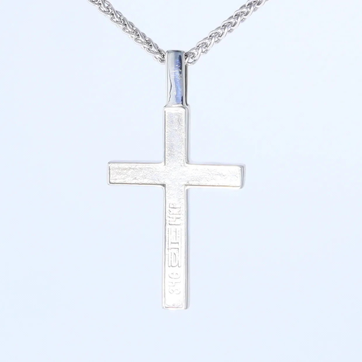 Opal Pendant 4 Section Inlaid Cross