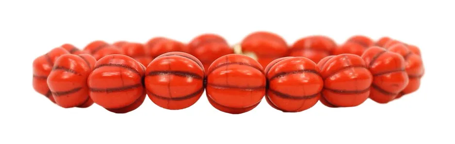Orange Oval Pumpkin Stacker