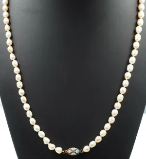 Pink Freshwater Pearl Strand Necklace