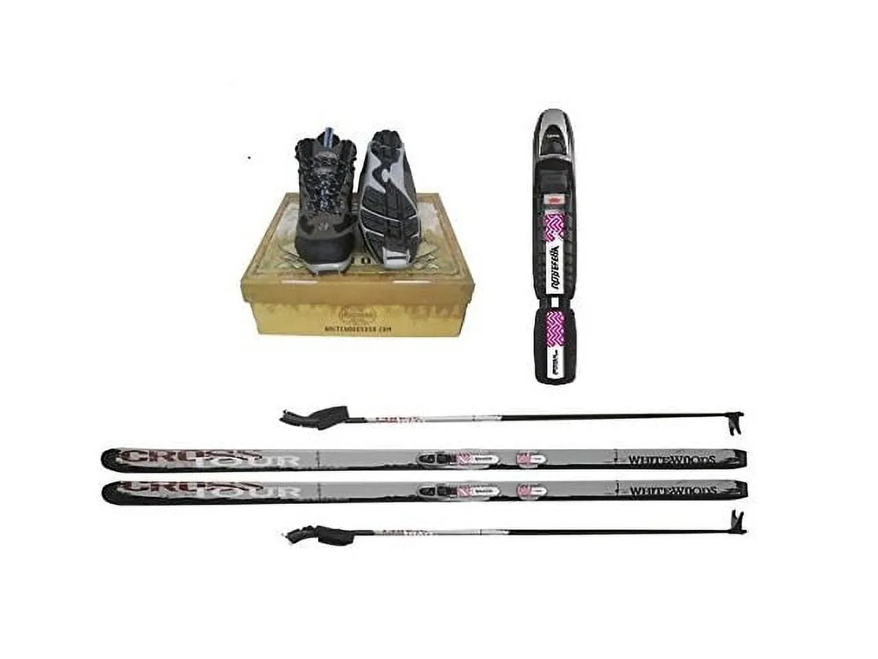 premium Adult NNN Cross Country Ski Package, 177cm (for Skiers 121-150 lbs.)