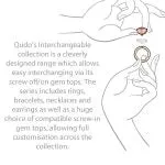 Qudo Fabero 11mm Gold Topper - Light Amber