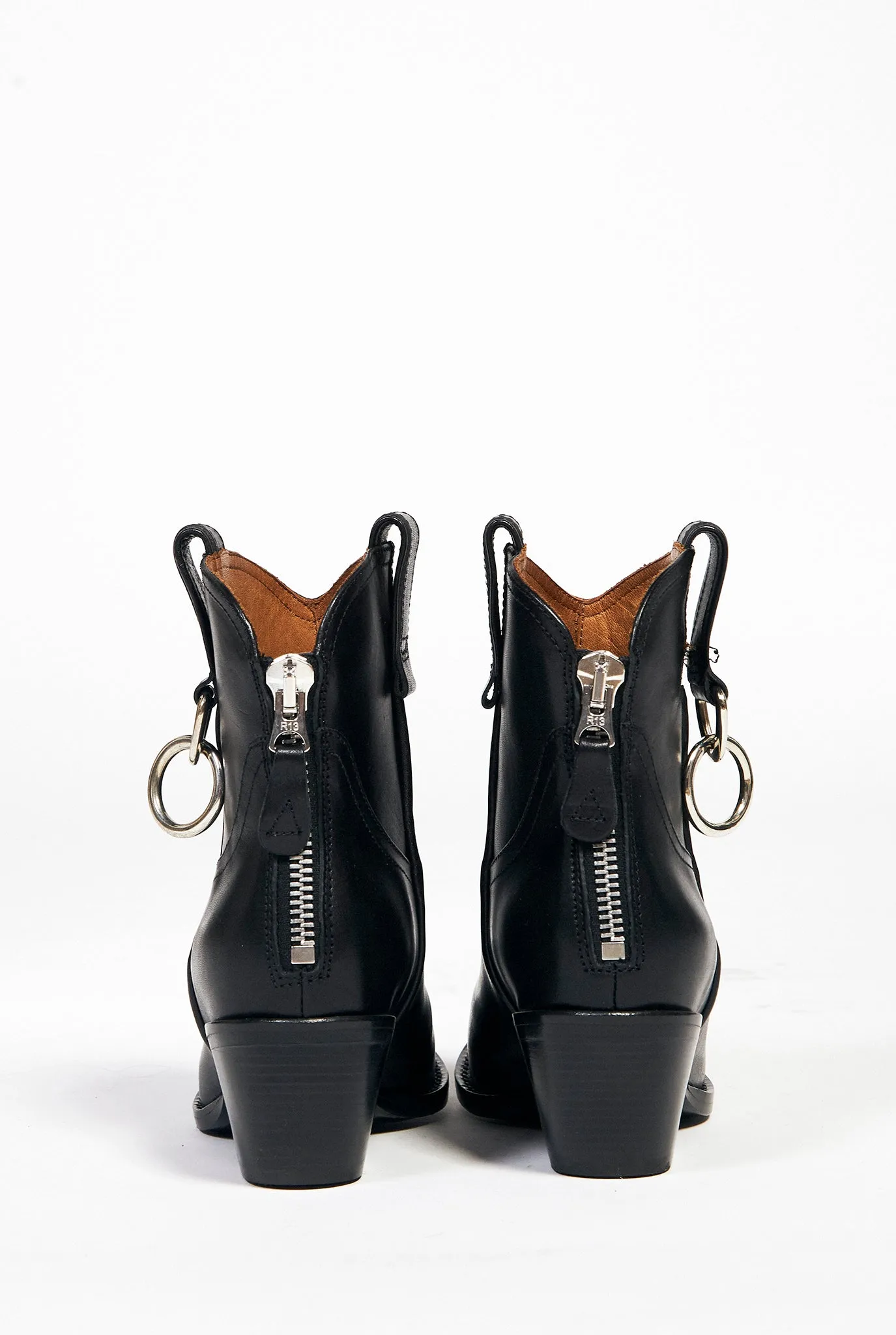 R13 Ankle Boot with Ring