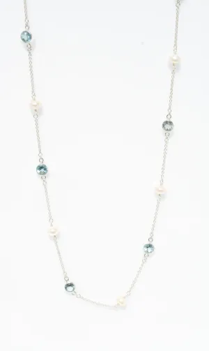 Sea Pearl Silver Necklace
