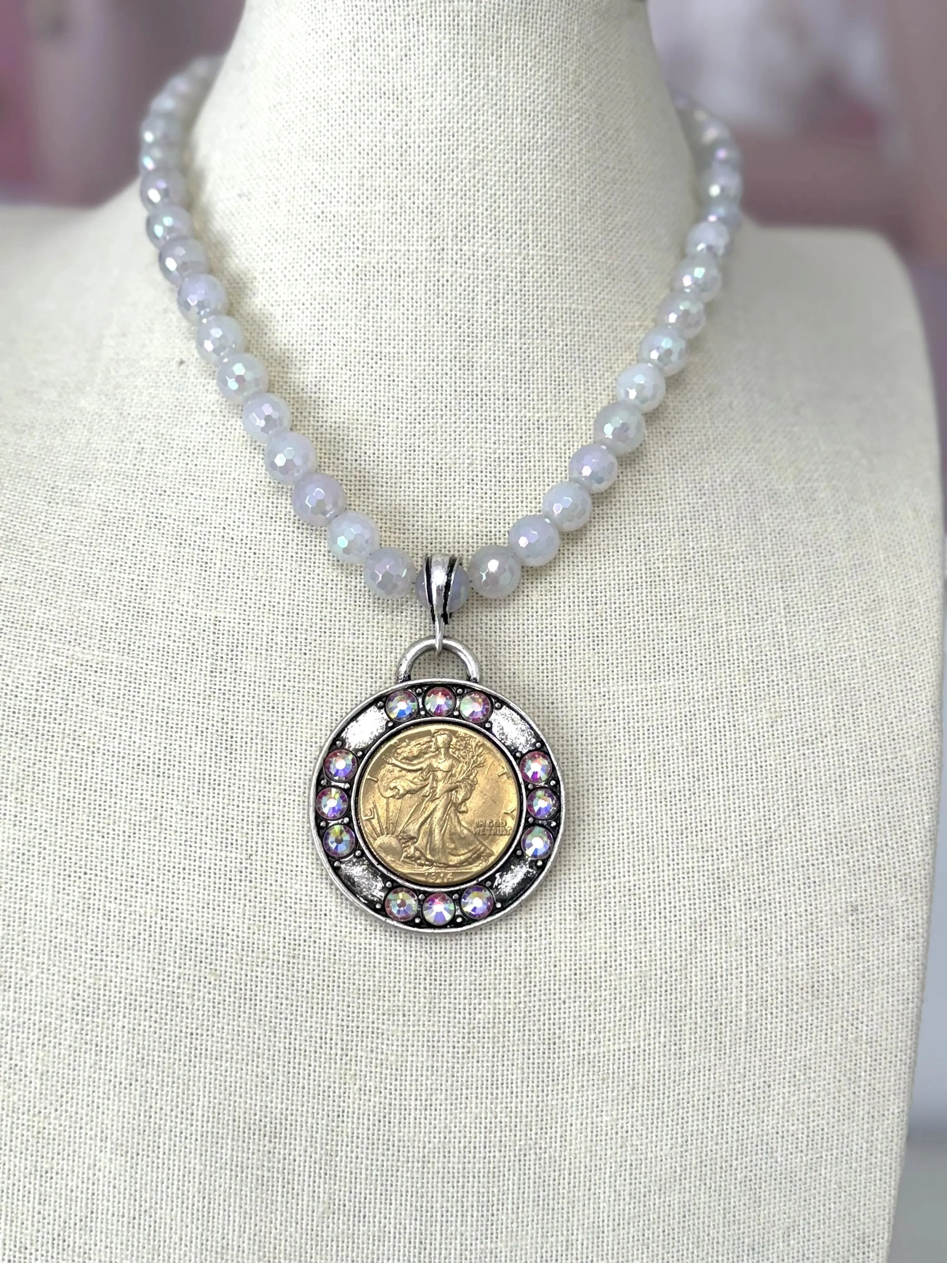Sicily Goddess Necklace - Moonstone