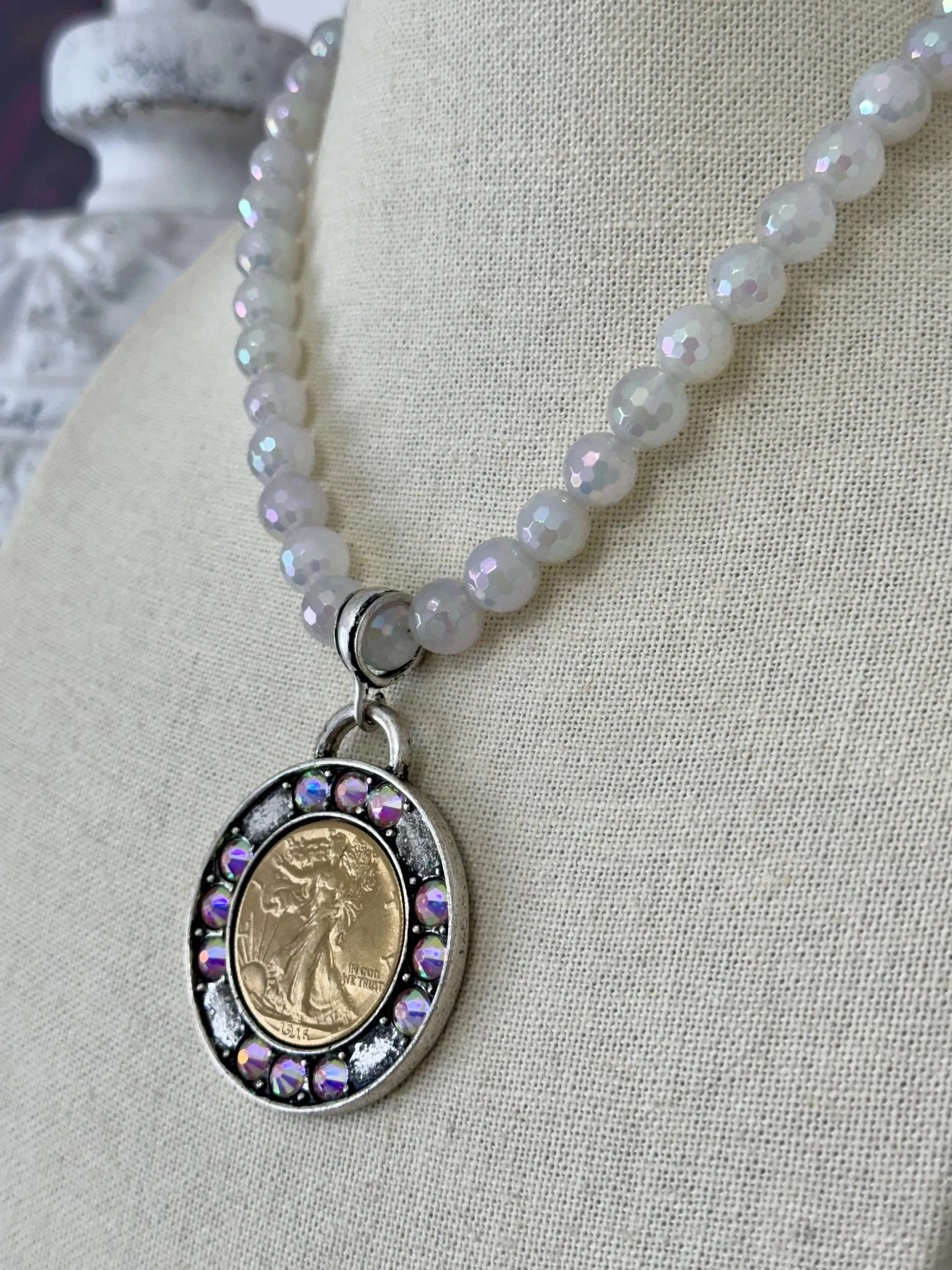 Sicily Goddess Necklace - Moonstone