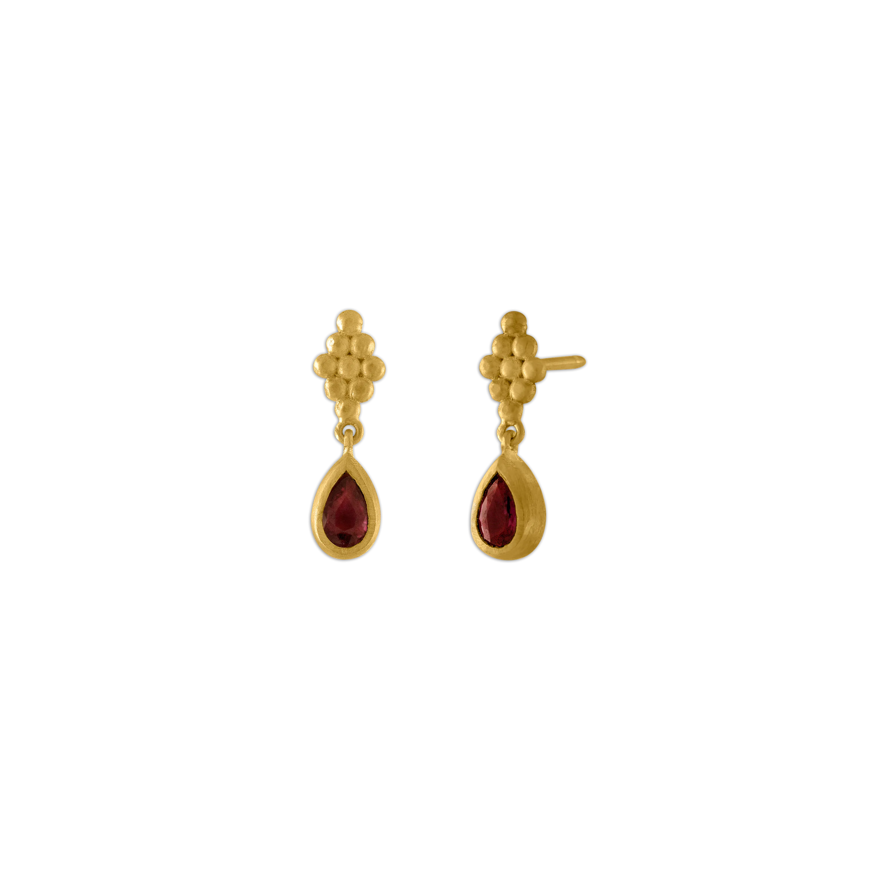 Small Ruby Nona Earrings