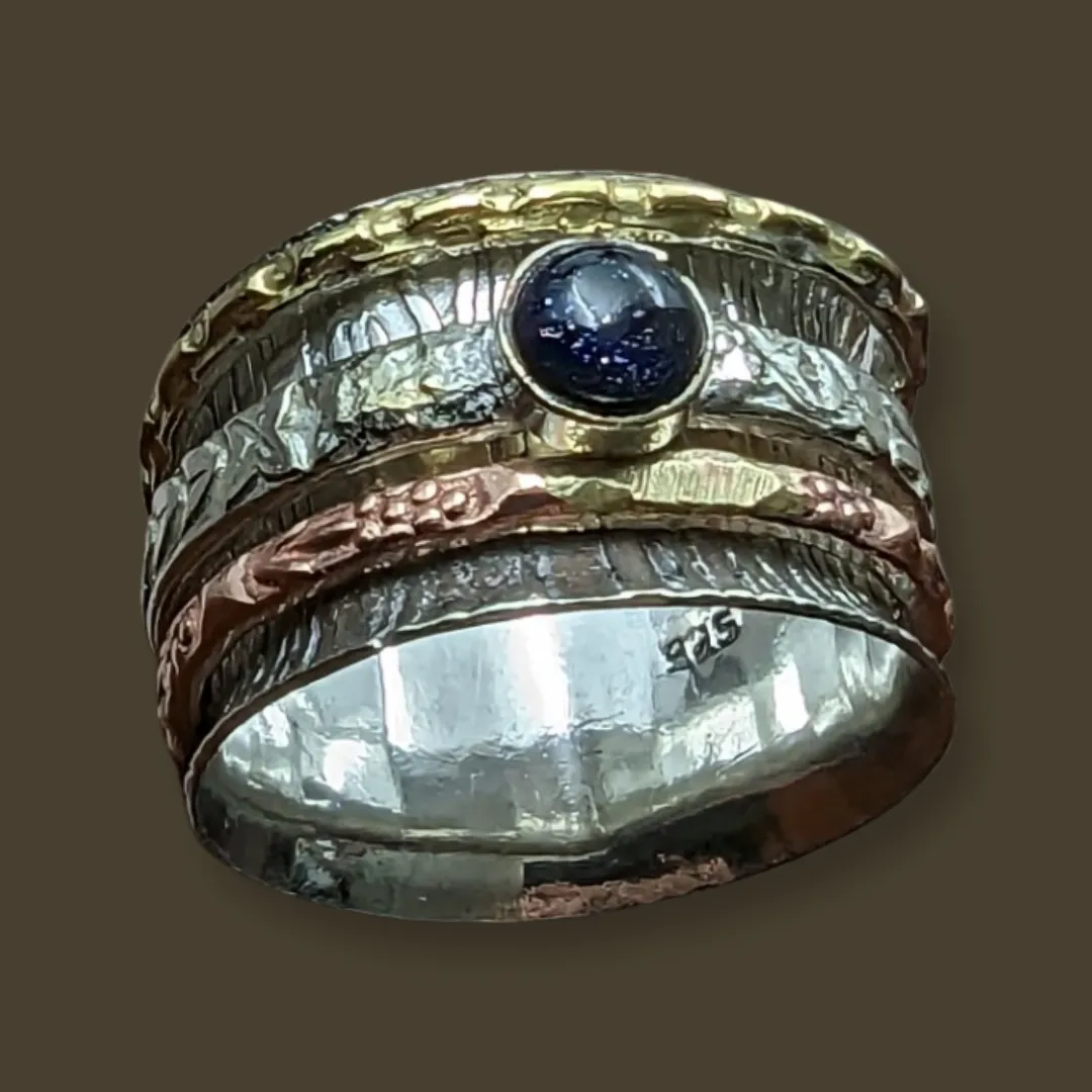 Spinner Ring - lapis Lazuli
