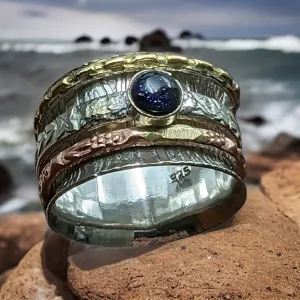 Spinner Ring - lapis Lazuli