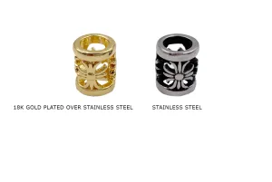 SSS1009 Stainless Steel Cross Barrel Bead Connectors