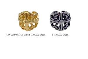 SSS1012 Stainless Steel Ornate Cross Beads Connectors