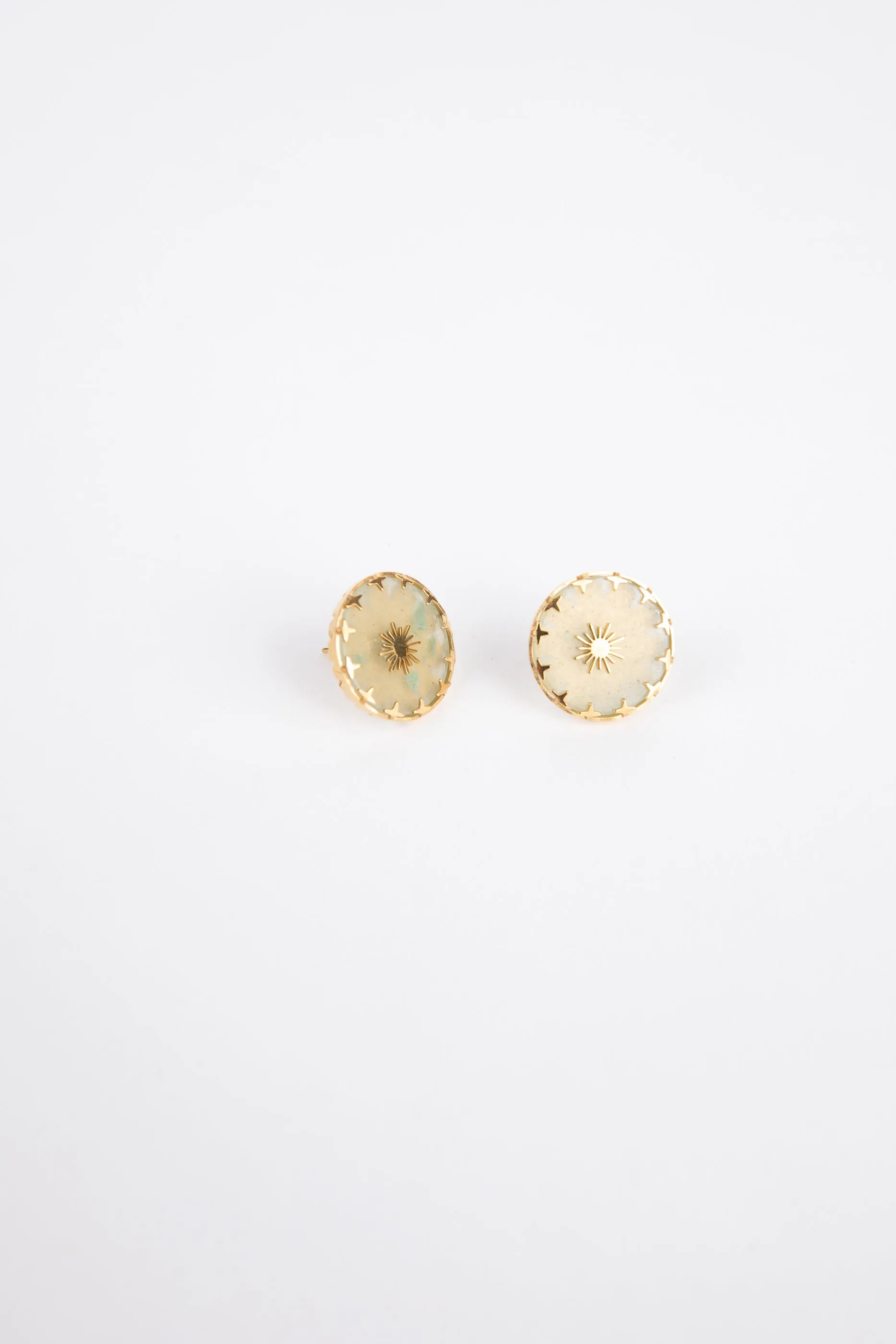 Sunbeam Earrings - Green