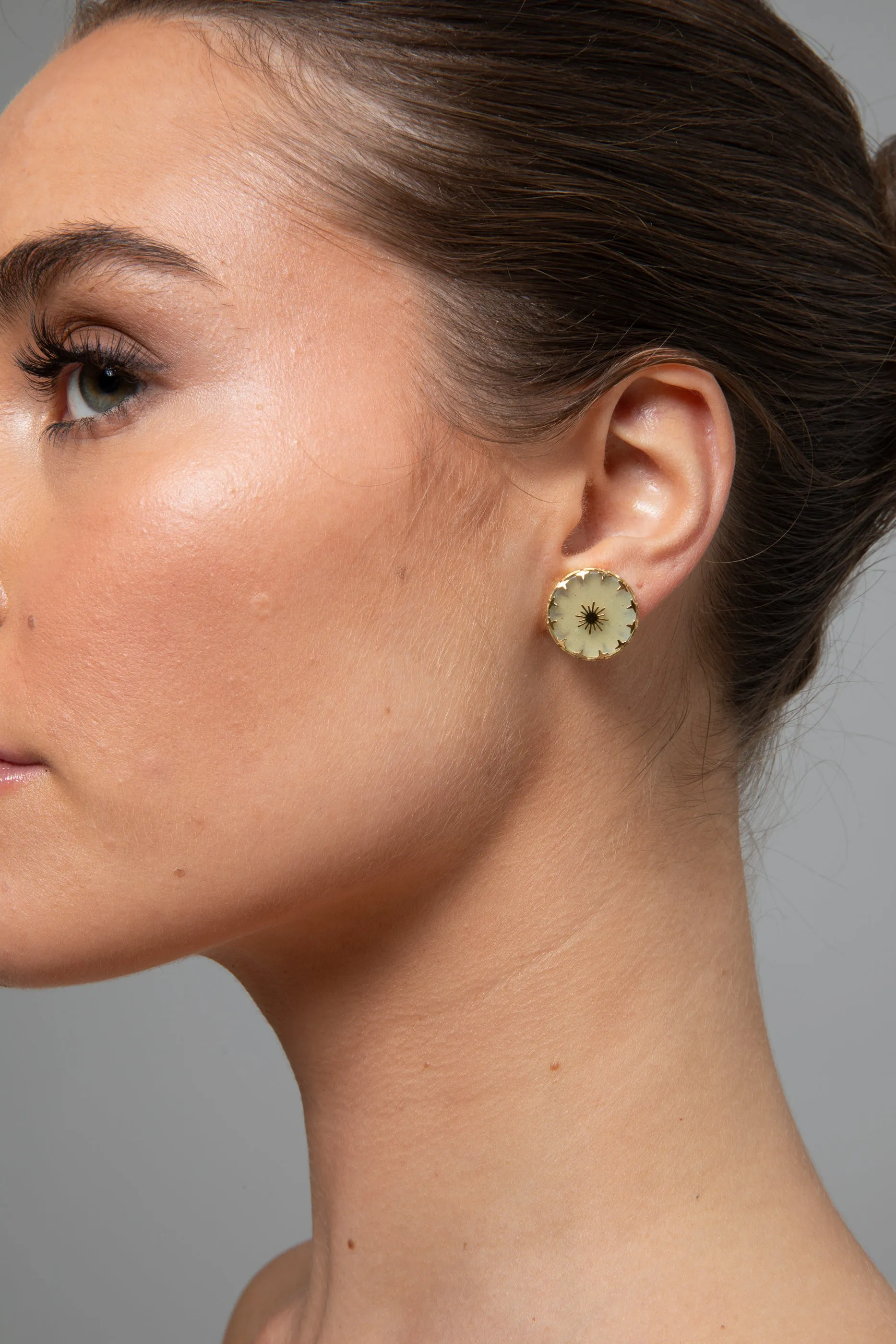 Sunbeam Earrings - Green