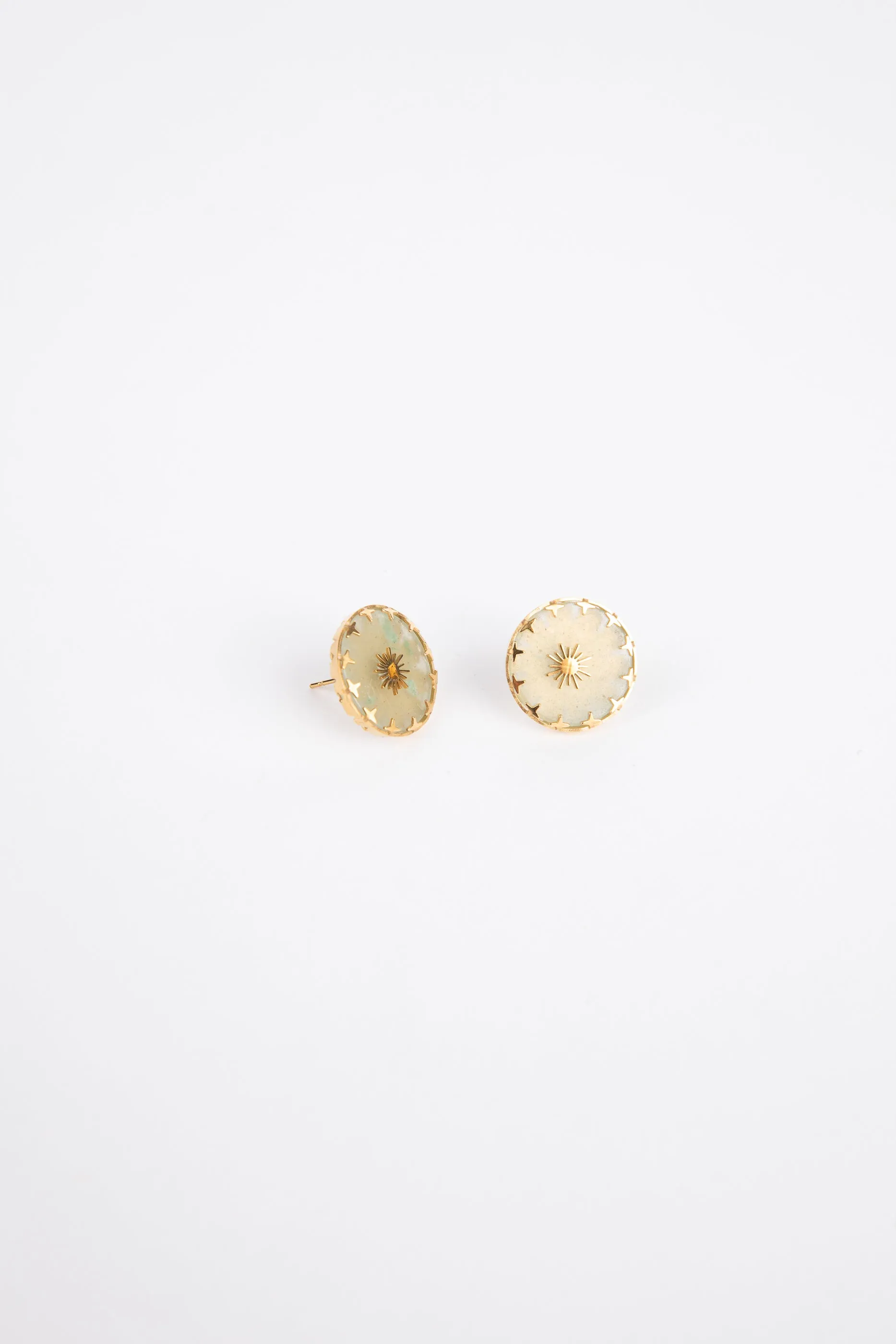 Sunbeam Earrings - Green