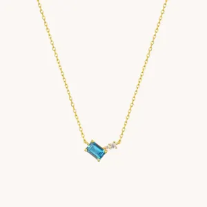 Topaz Gold Necklace W.
