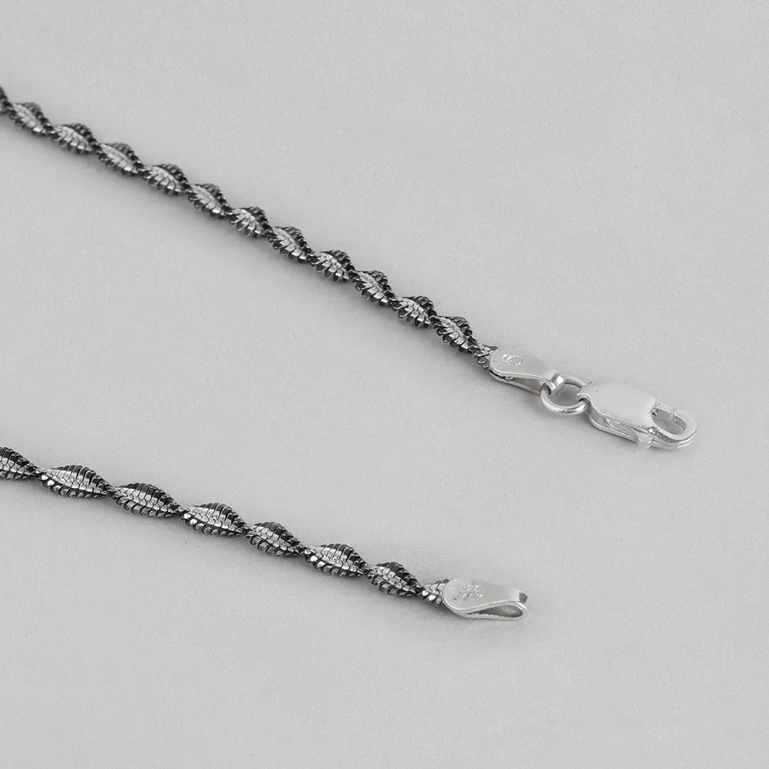 Trendy CZ Rhodium Plated 925 Sterling Silver Jewellery Set