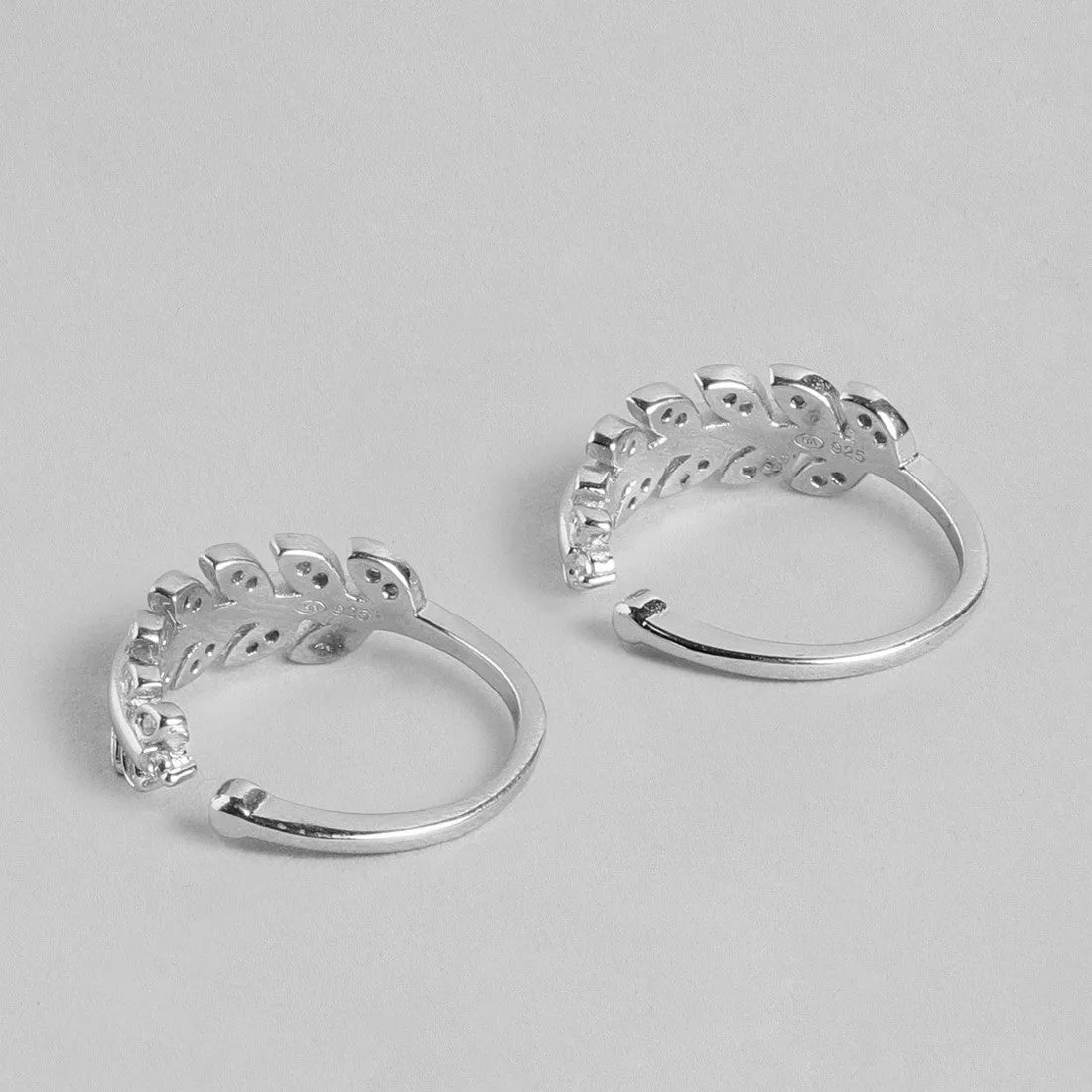 Trendy CZ Rhodium Plated 925 Sterling Silver Jewellery Set