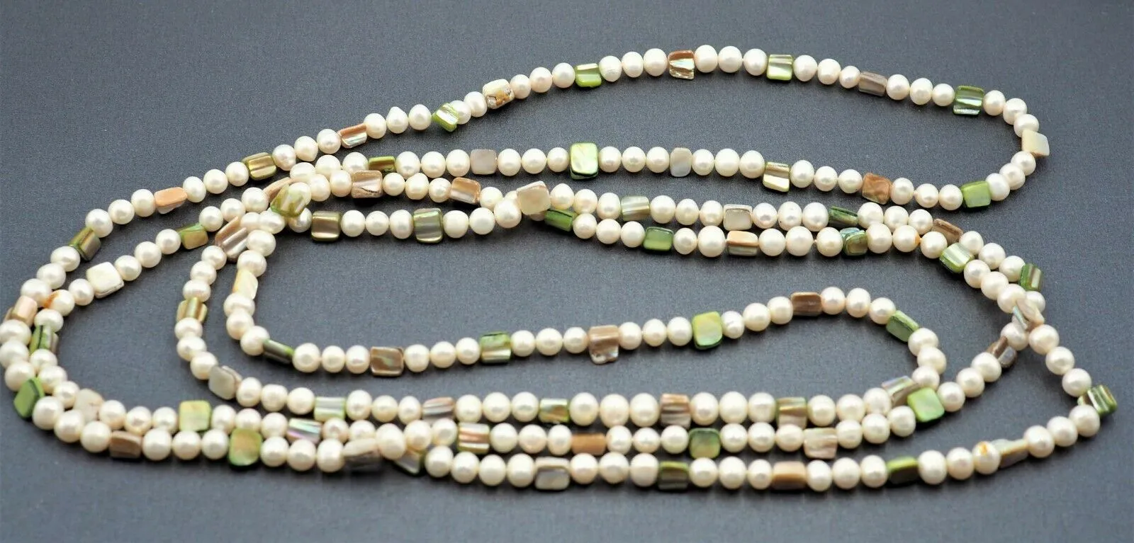 Womens Necklace Freshwater Pearls Single Stand Vintage Fashion Jewellery