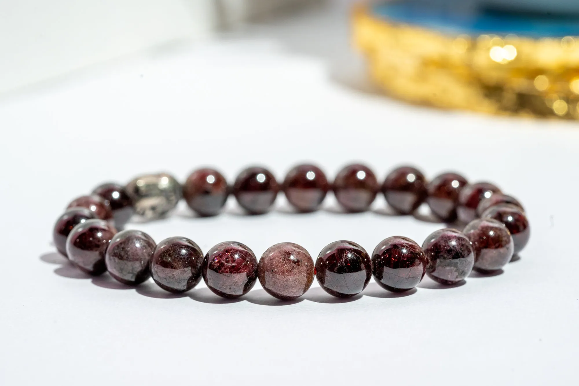 Zen Garnet Bracelet